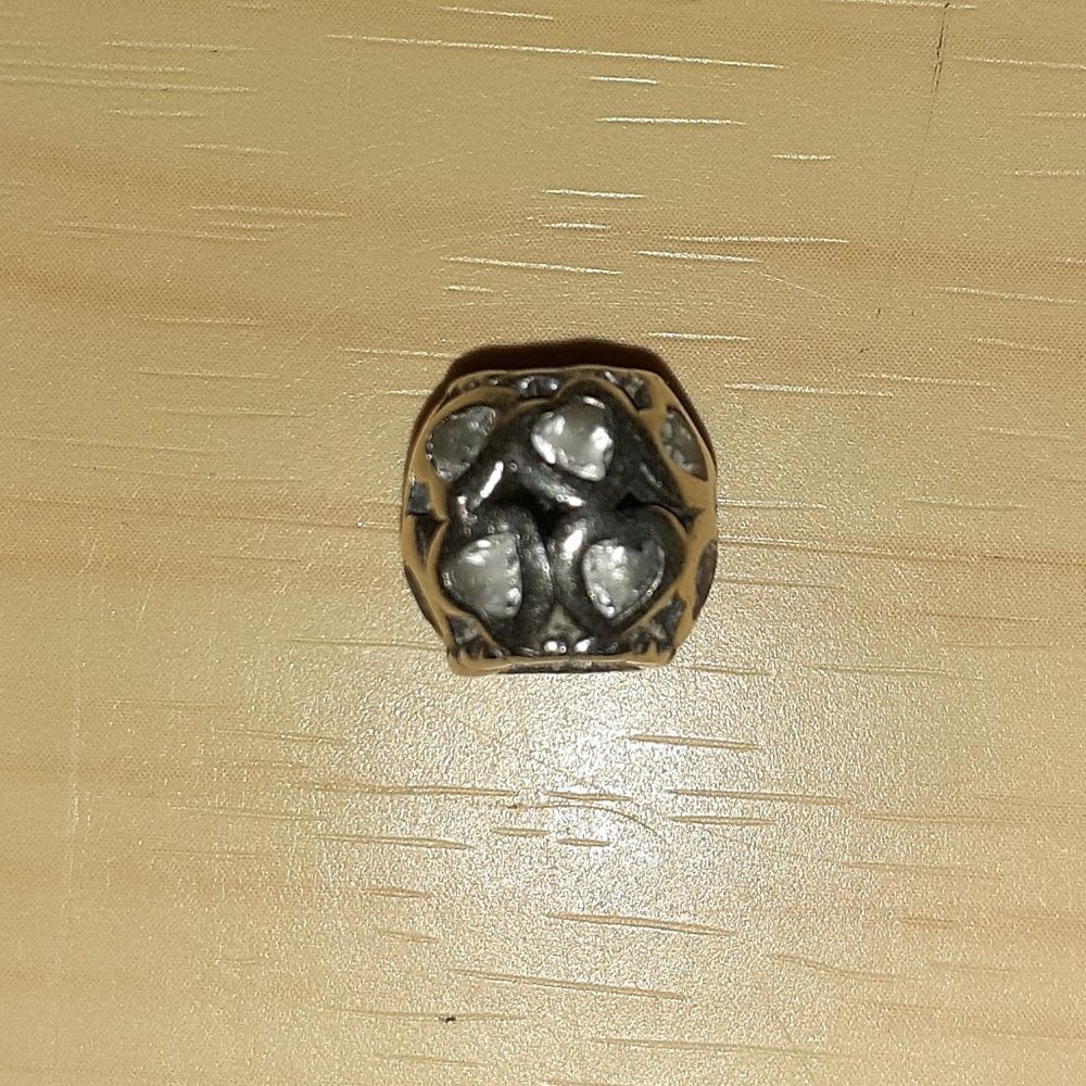 Silver Heart Charm for Pandora Bracelets